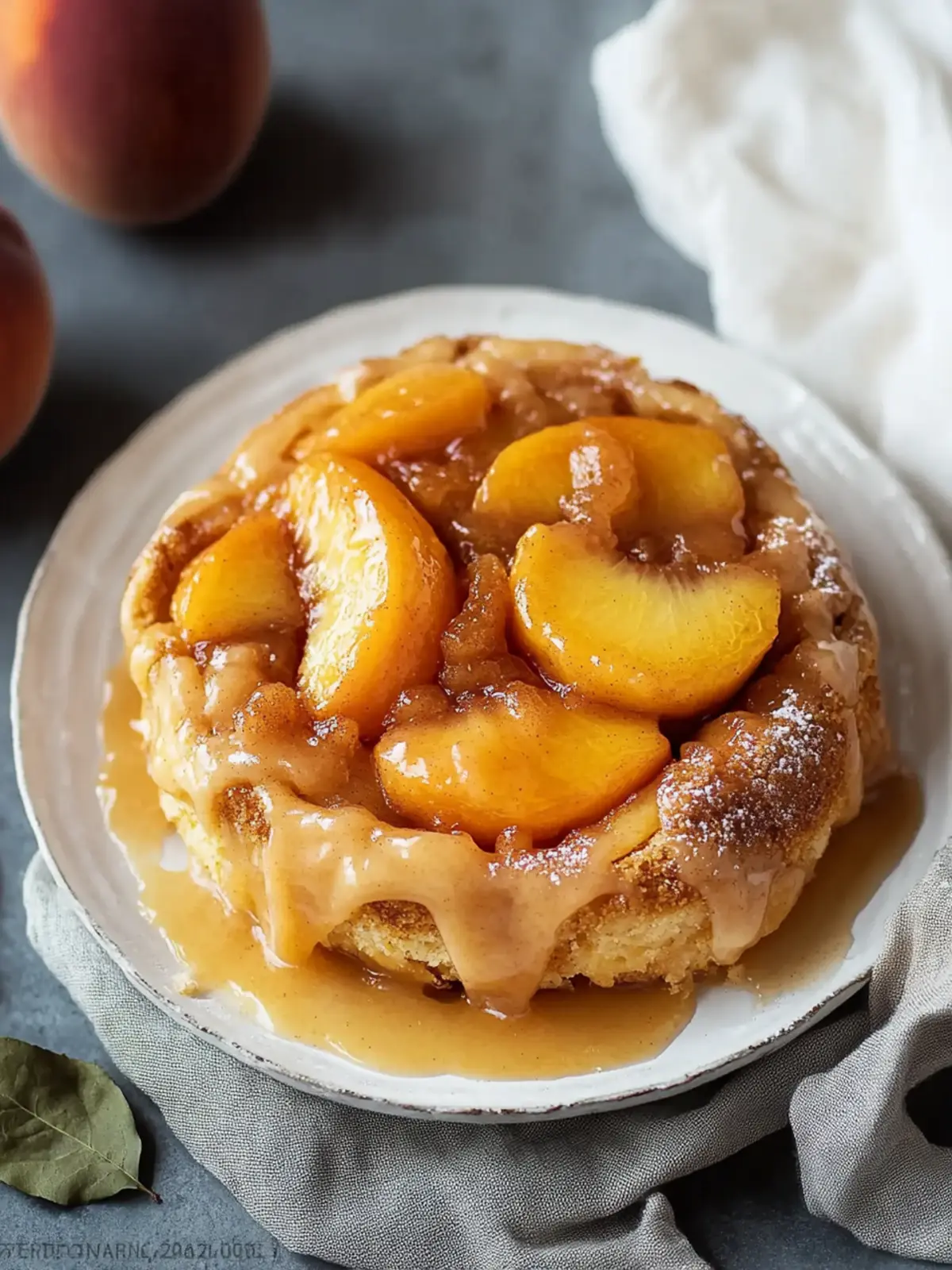 Easy Cinnamon Roll Peach Cobbler That'll Wow Your Guests 3 Cinnamon Roll Peach Cobbler