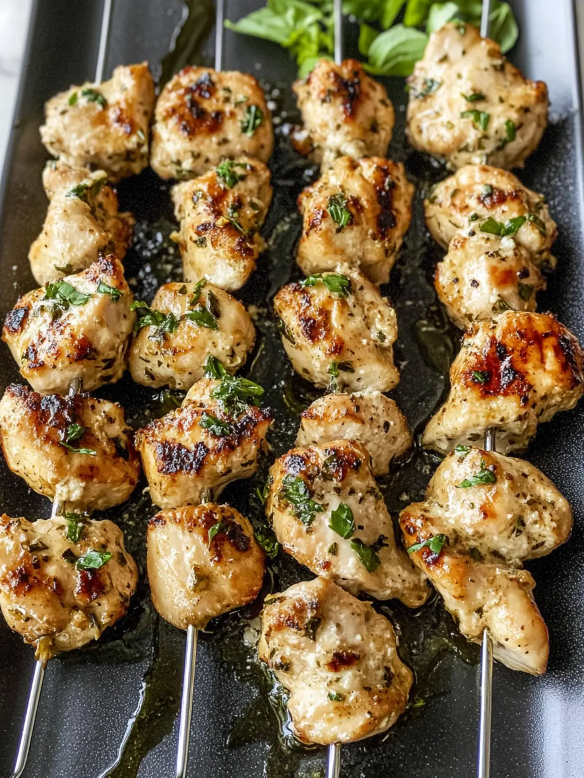 Garlic Parmesan Chicken Skewers for Perfect Summer Grilling 4 Garlic Parmesan Chicken Skewers