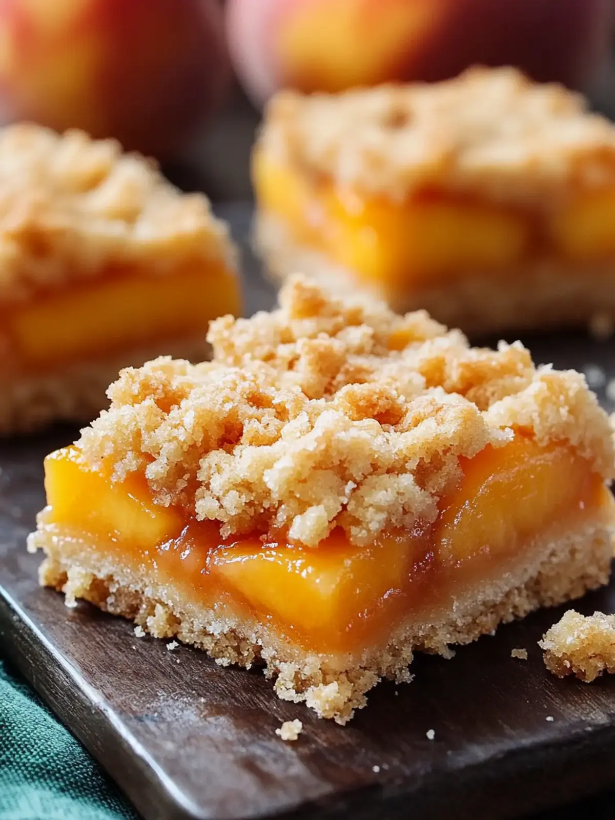 Delicious Peach Crumb Bars for Your Summer Baking Bliss 2 Peach Crumb Bars