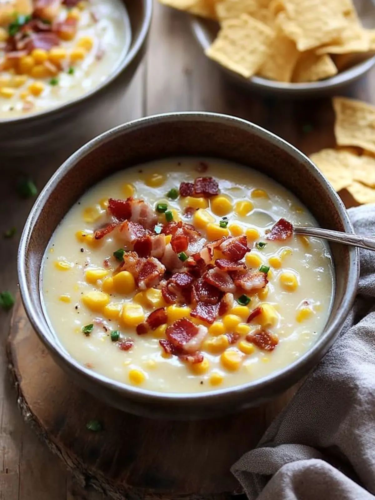 Bacon-Loaded Corn Chowder That's Comfort in Every Spoonful 4 Bacon-Loaded Corn Chowder