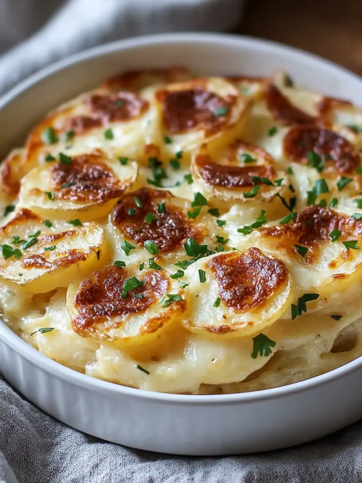 Loaded Scalloped Potatoes with Bacon for Ultimate Comfort Food 4 Loaded Scalloped Potatoes