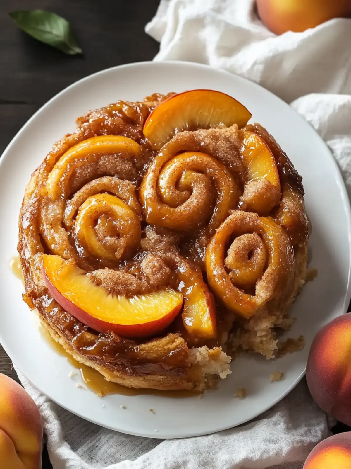 Easy Cinnamon Roll Peach Cobbler That'll Wow Your Guests 5 Cinnamon Roll Peach Cobbler