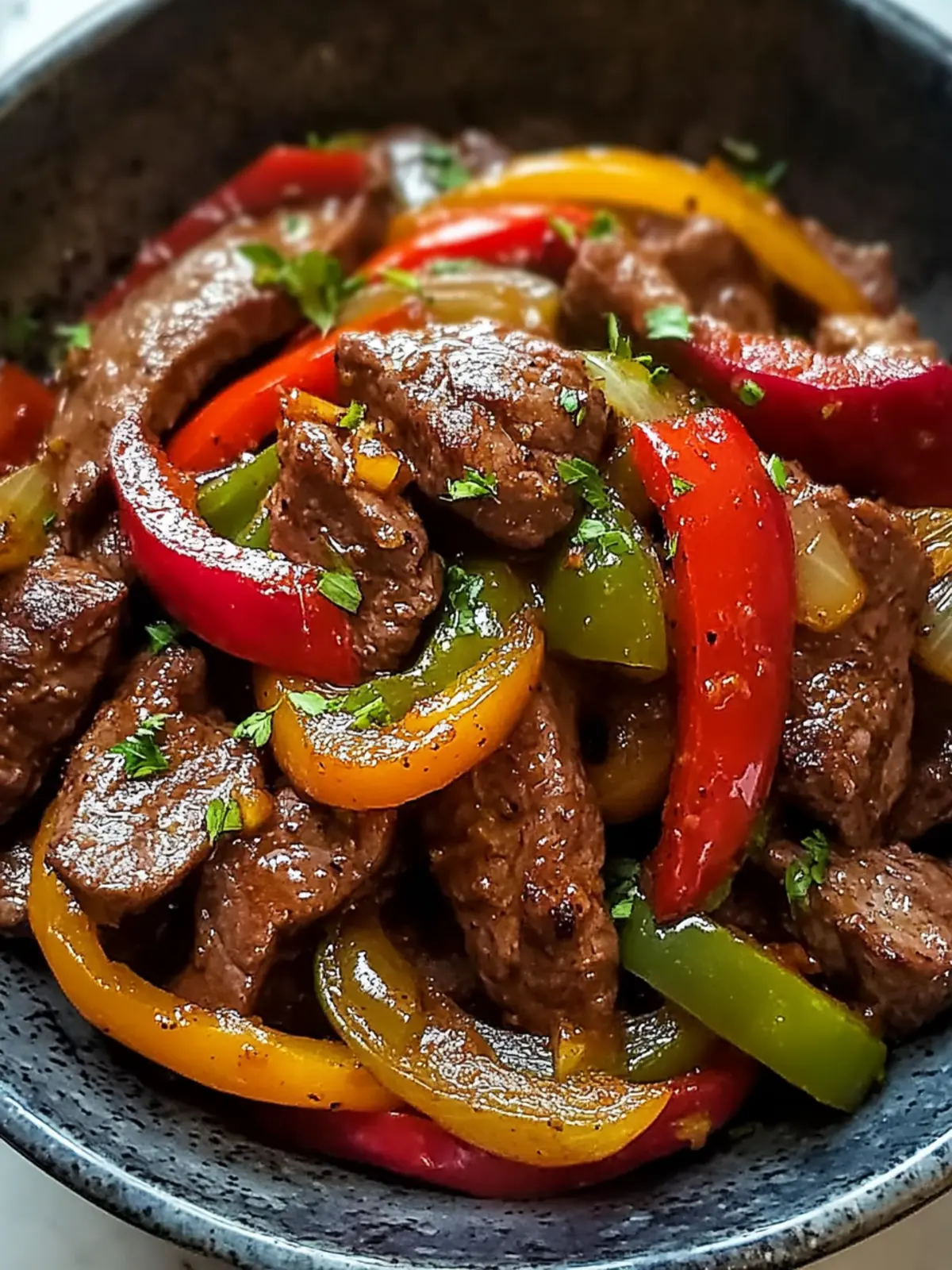 Pepper Steak with Bell Peppers and Onion Bliss Made Easy 4 Pepper Steak with Bell Peppers and Onion Bliss