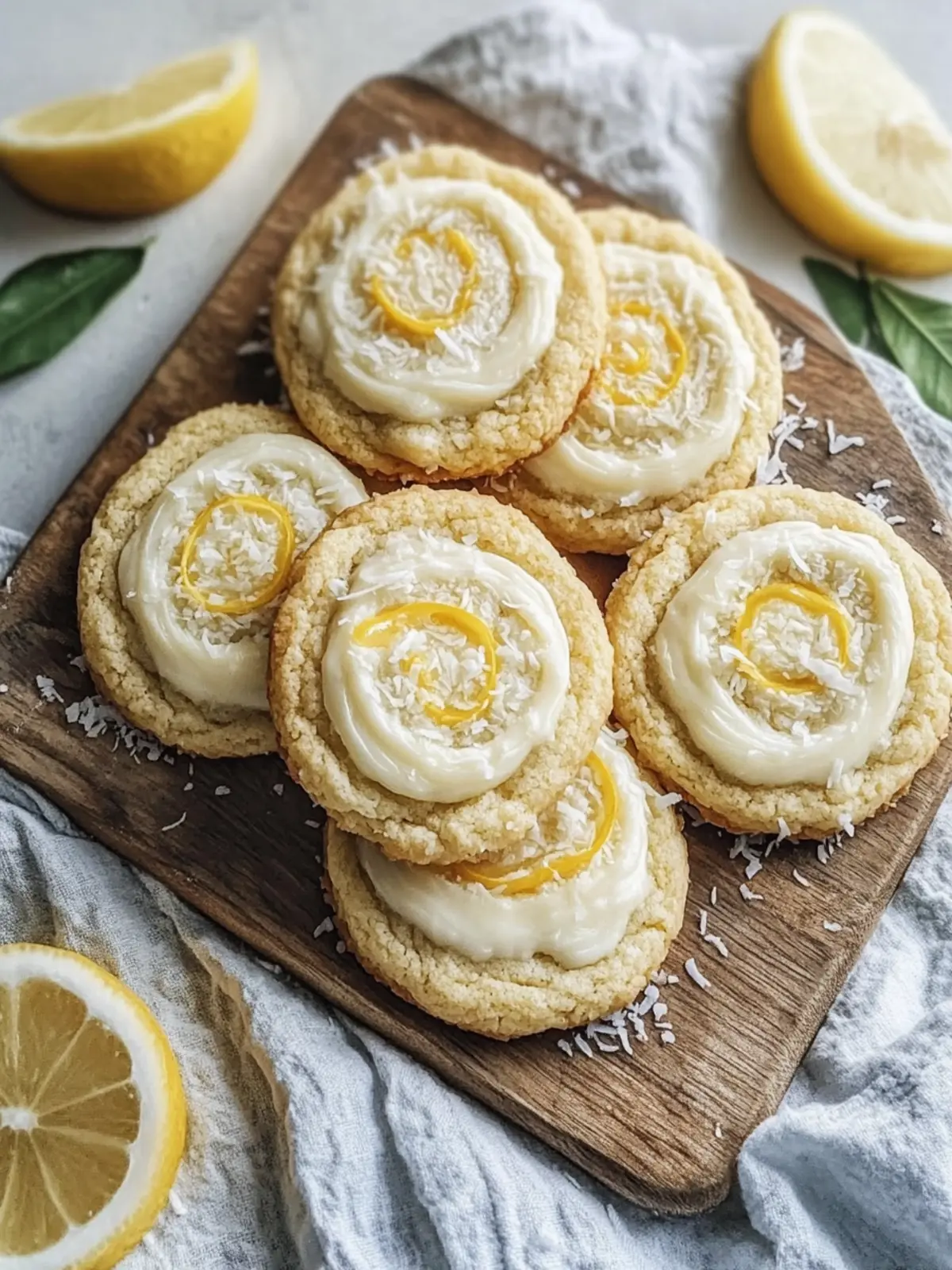 Lemon Coconut Cheesecake Cookies: A Tangy Tropical Delight 5 Lemon Coconut Cheesecake Cookies