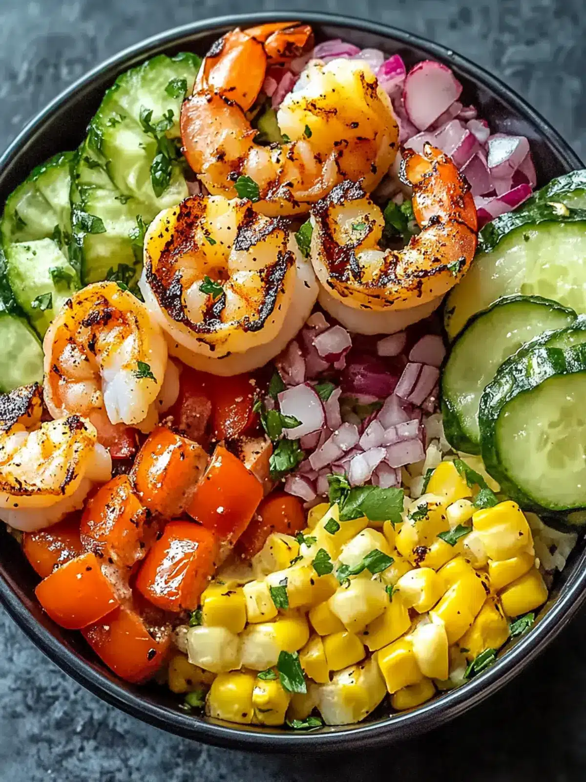 Creamy Grilled Shrimp Bowl: Quick, Easy Flavor Explosion 5 Grilled Shrimp Bowl creamy