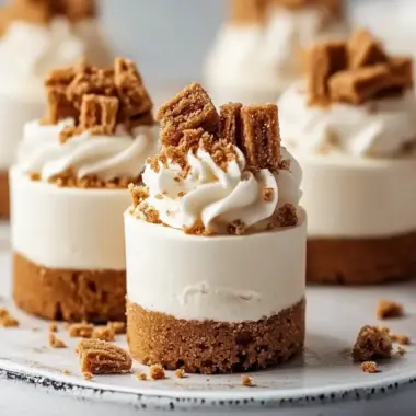 Decadent Mini Biscoff Cheesecakes to Wow Your Guests 9 Decadent Mini Biscoff Cheesecakes
