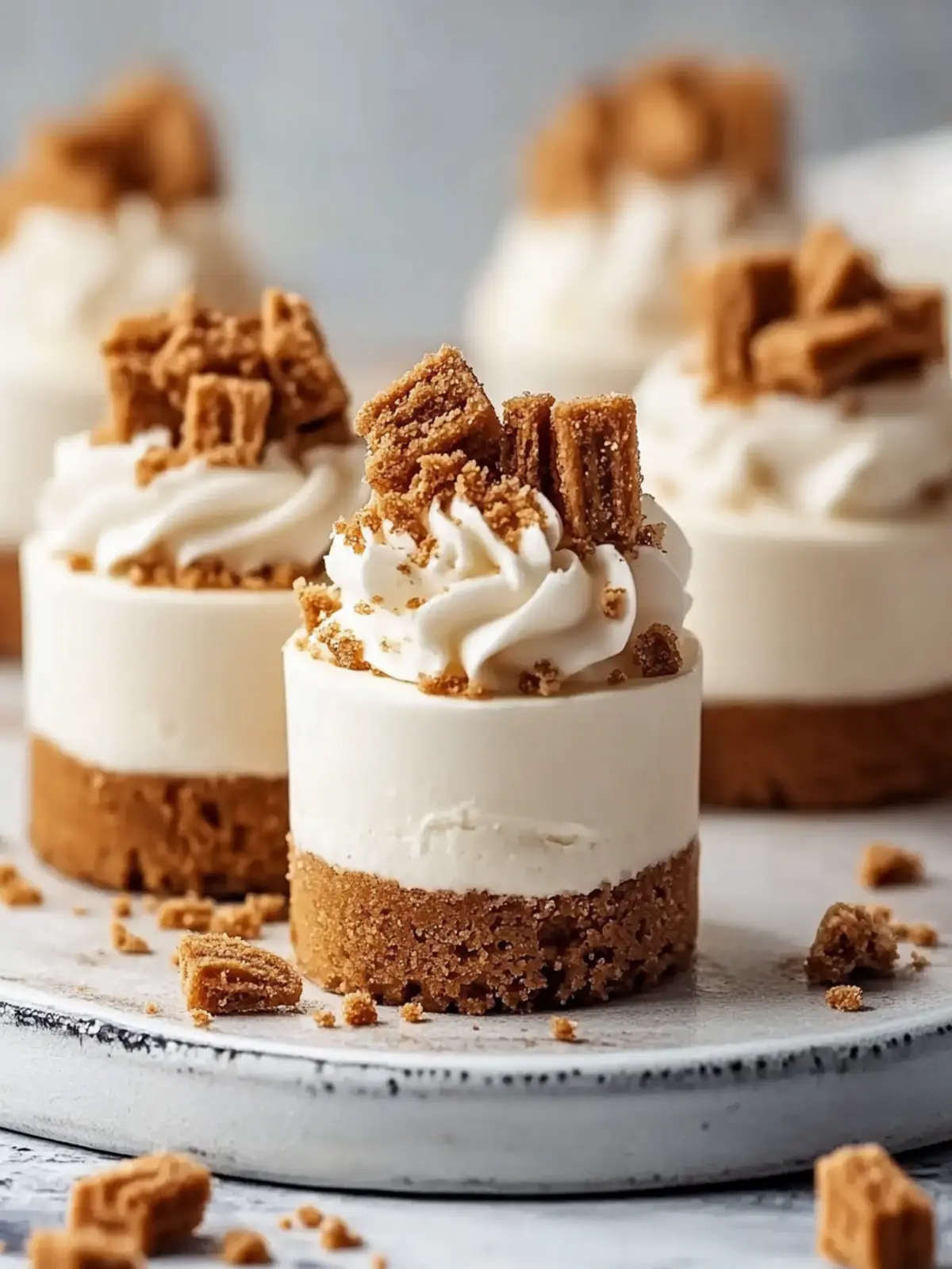 Decadent Mini Biscoff Cheesecakes to Wow Your Guests 5 Decadent Mini Biscoff Cheesecakes