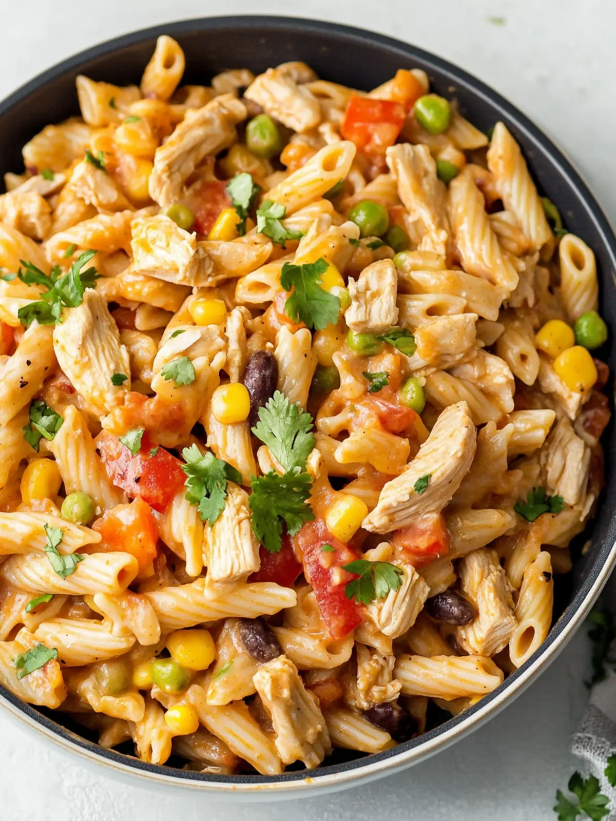 Creamy Southwest Chicken Pasta in Just 30 Minutes! 4 Southwest Chicken Pasta