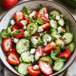 Strawberry Cucumber Salad: Refreshing Summer Delight in 20 Minutes 81 Strawberry Cucumber Salad