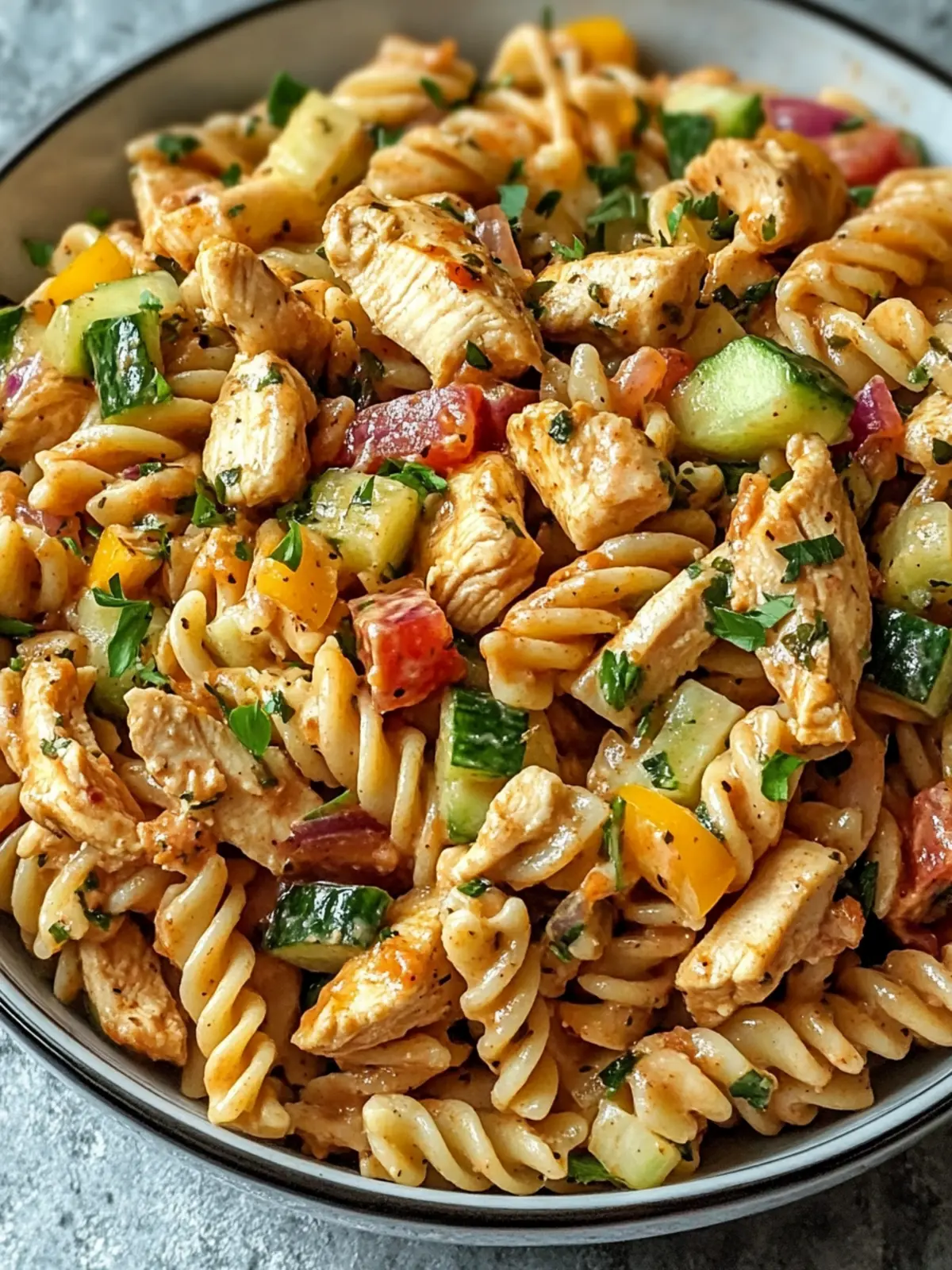 Barbecue Chicken Pasta Salad: Your Ultimate Summer Refreshment 2 Barbecue Chicken Pasta Salad