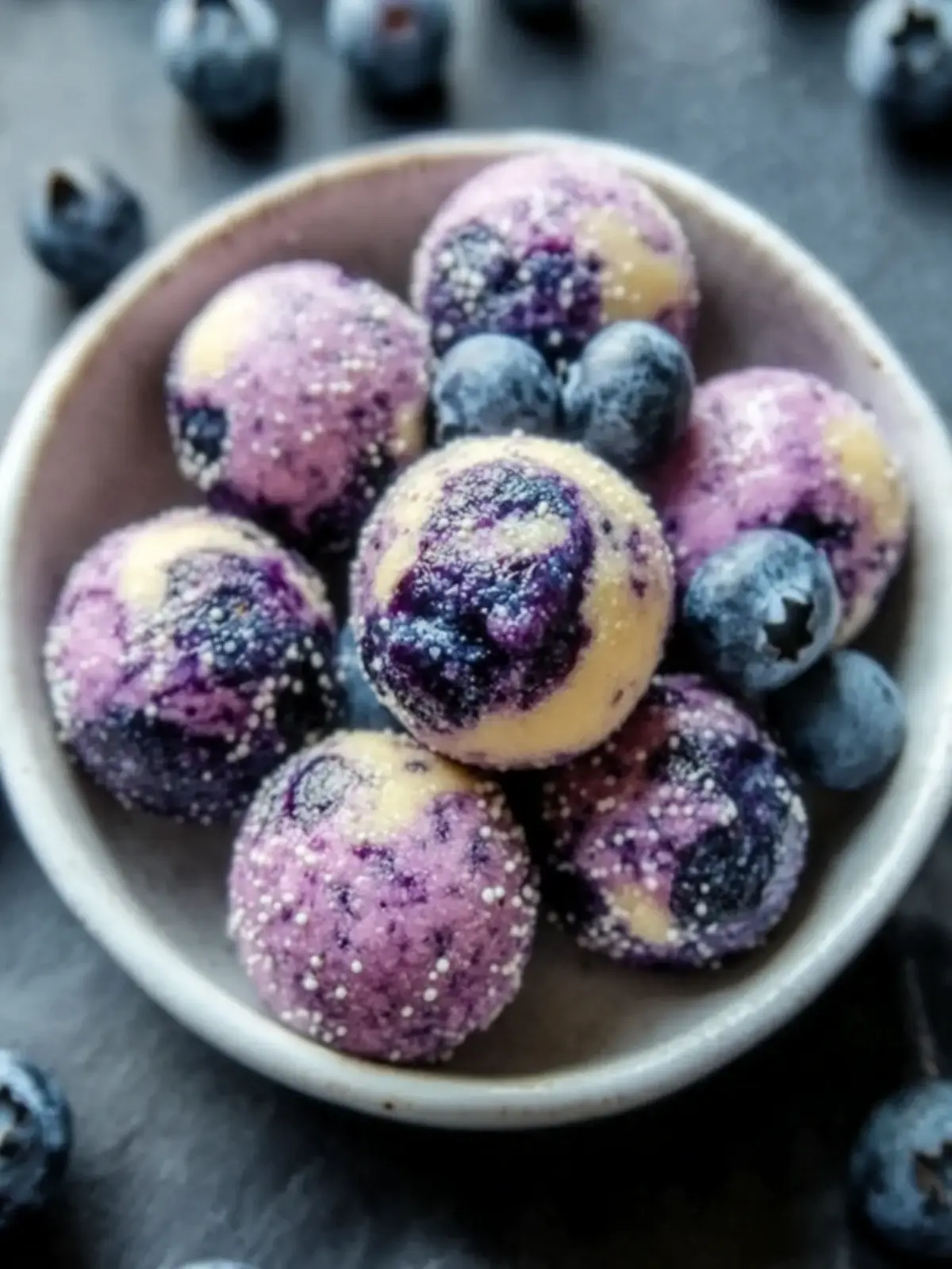 Blueberry Cheesecake Protein Bites for Guilt-Free Indulgence 5 Blueberry Cheesecake Protein Bites