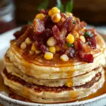 Fluffy Sweet Corn and Candied Bacon Pancakes for Brunch Bliss 83 Sweet Corn and Candied Bacon Pancakes