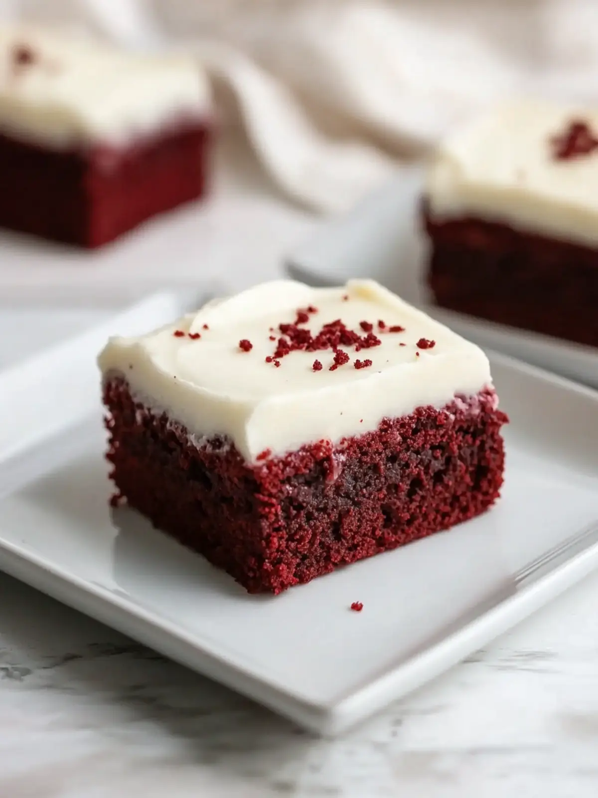 Ultimate Red Velvet Brownies with Cream Cheese Frosting Bliss 4 Red Velvet Brownies with Cream Cheese Frosting