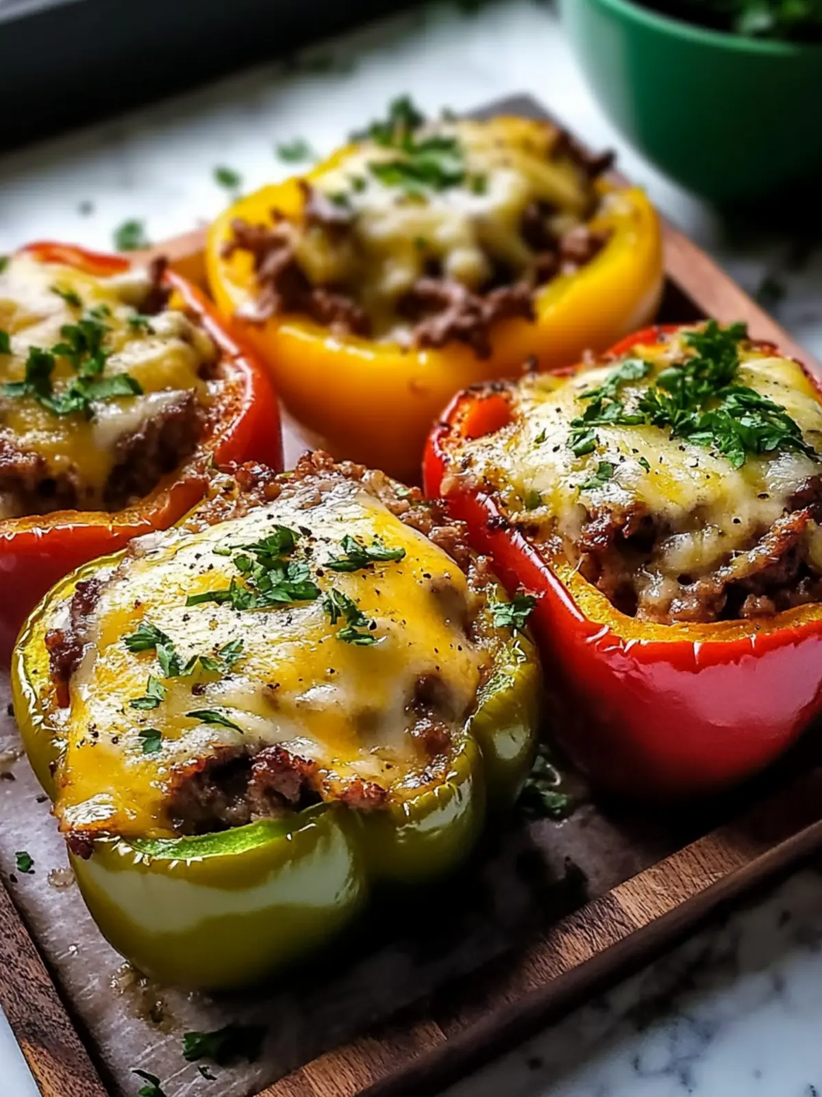 Delicious Philly Cheesesteak Stuffed Peppers Your Family Will Love 3 Philly Cheesesteak Stuffed Peppers