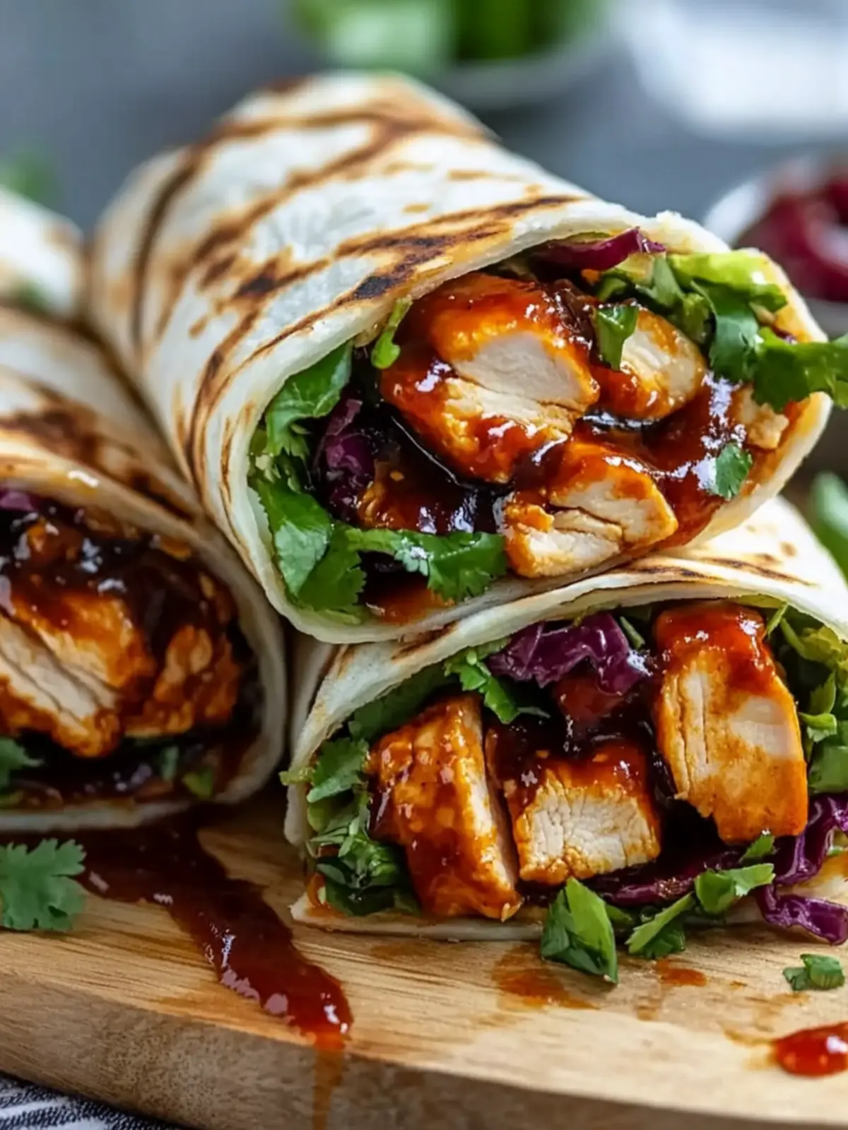 Irresistible Spicy Honey BBQ Chicken Wraps You’ll Love 4 Spicy Honey BBQ Chicken Wraps