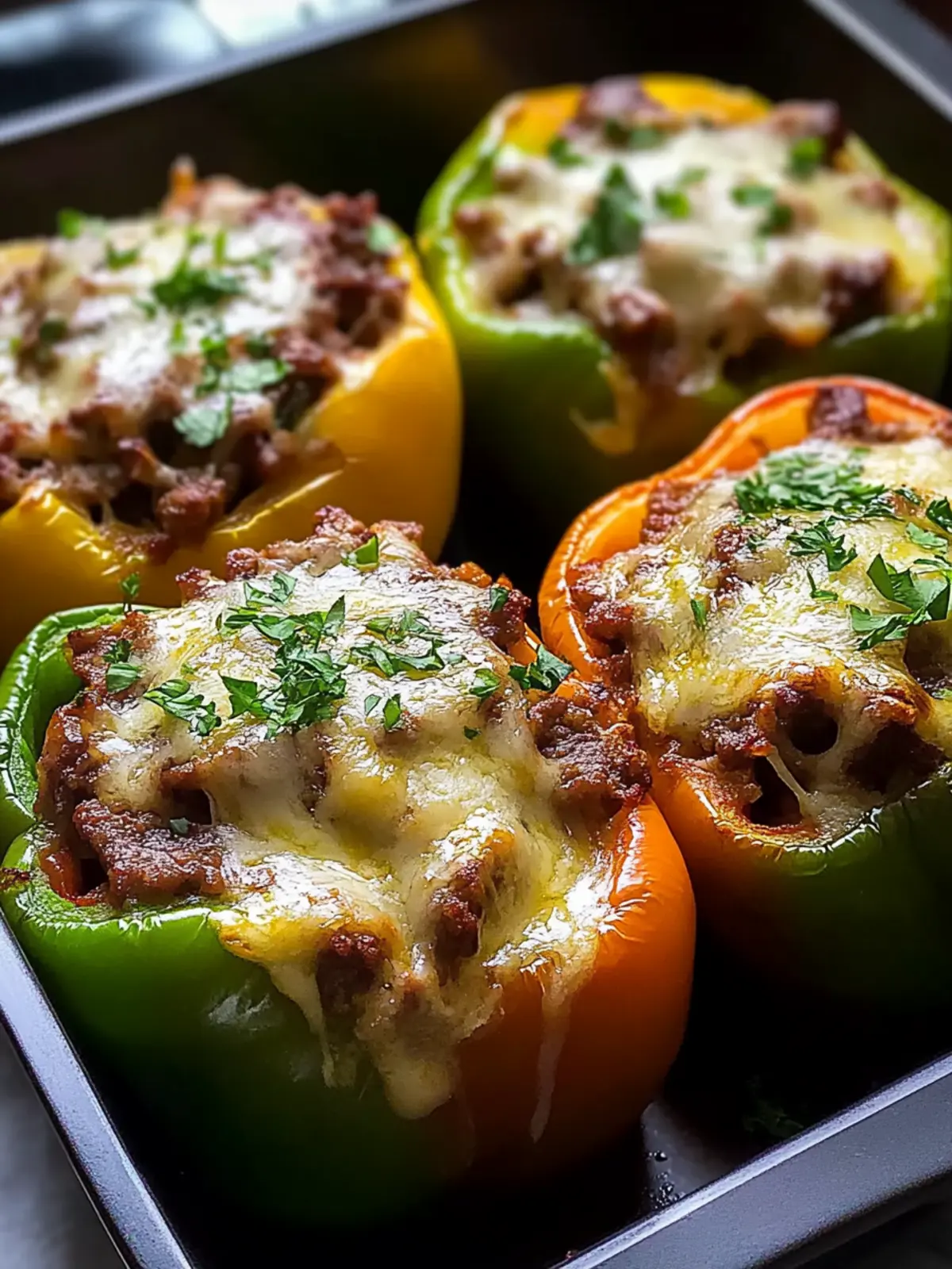 Delicious Philly Cheesesteak Stuffed Peppers Your Family Will Love 2 Philly Cheesesteak Stuffed Peppers