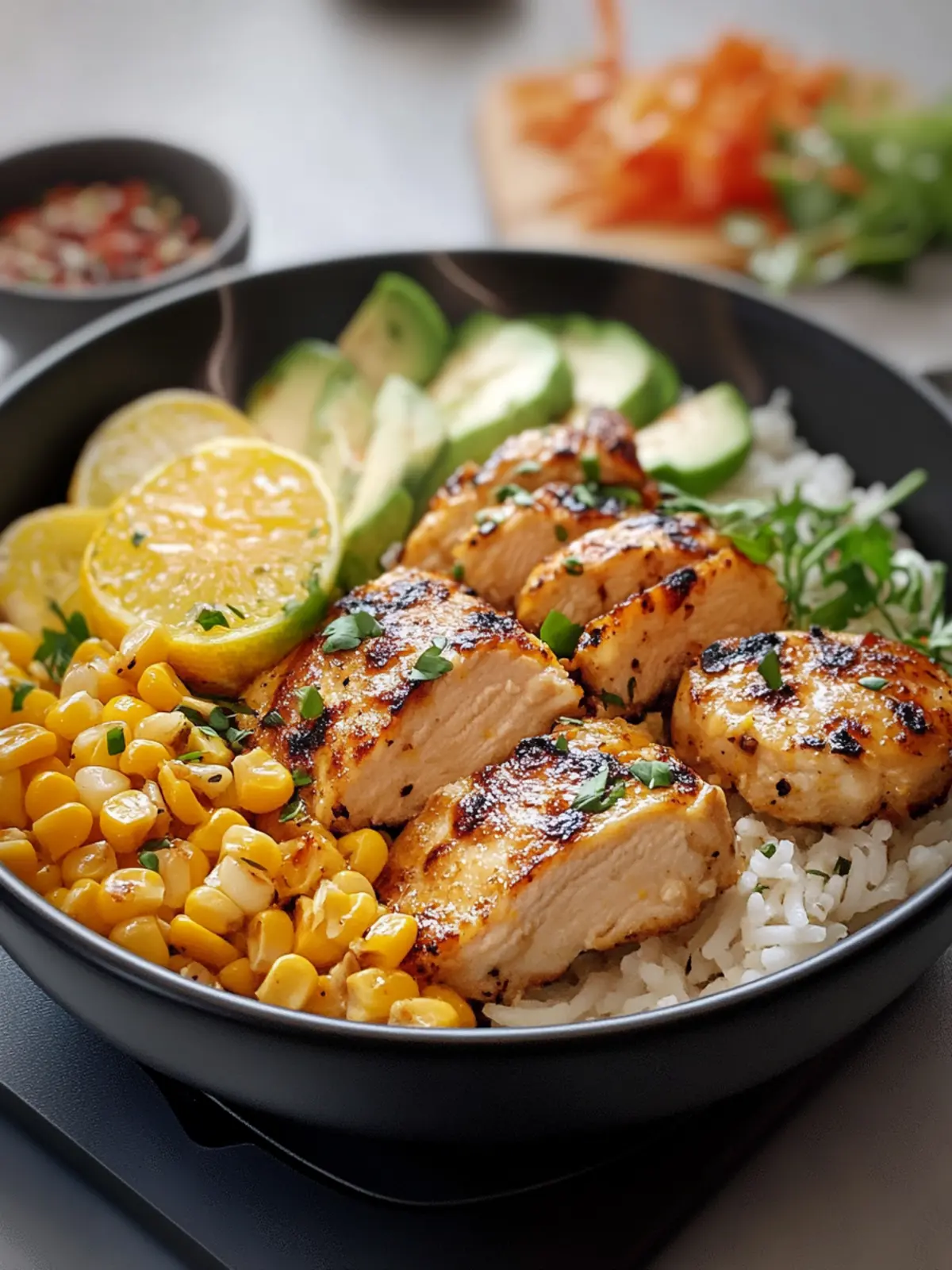 Street Corn Chicken Rice Bowl: A Flavor-Packed Fiesta! 4 Street Corn Chicken Rice Bowl