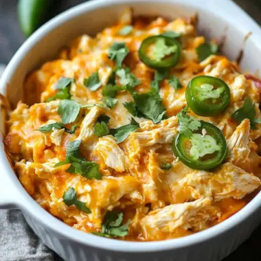 Spicy Jalapeño Buffalo Chicken Casserole for Cozy Nights 9 Jalapeño Buffalo Chicken Casserole