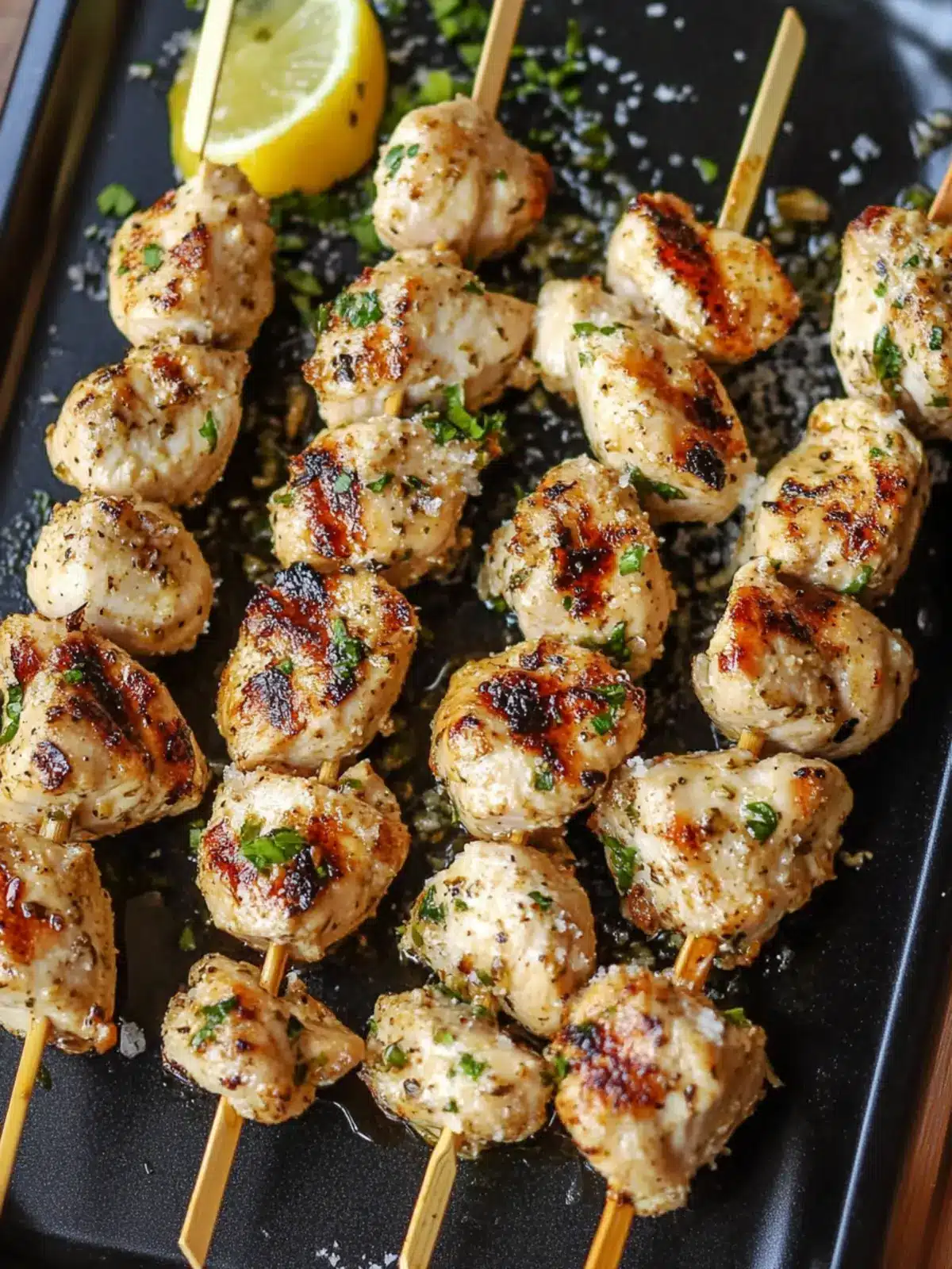 Garlic Parmesan Chicken Skewers for Perfect Summer Grilling 2 Garlic Parmesan Chicken Skewers
