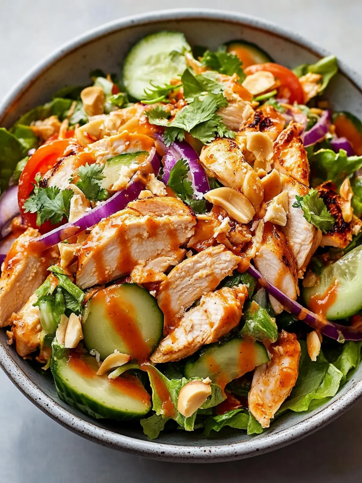 Bang Bang Chicken Salad: Quick, Zesty, and Protein-Packed! 3 Bang Bang Chicken Salad
