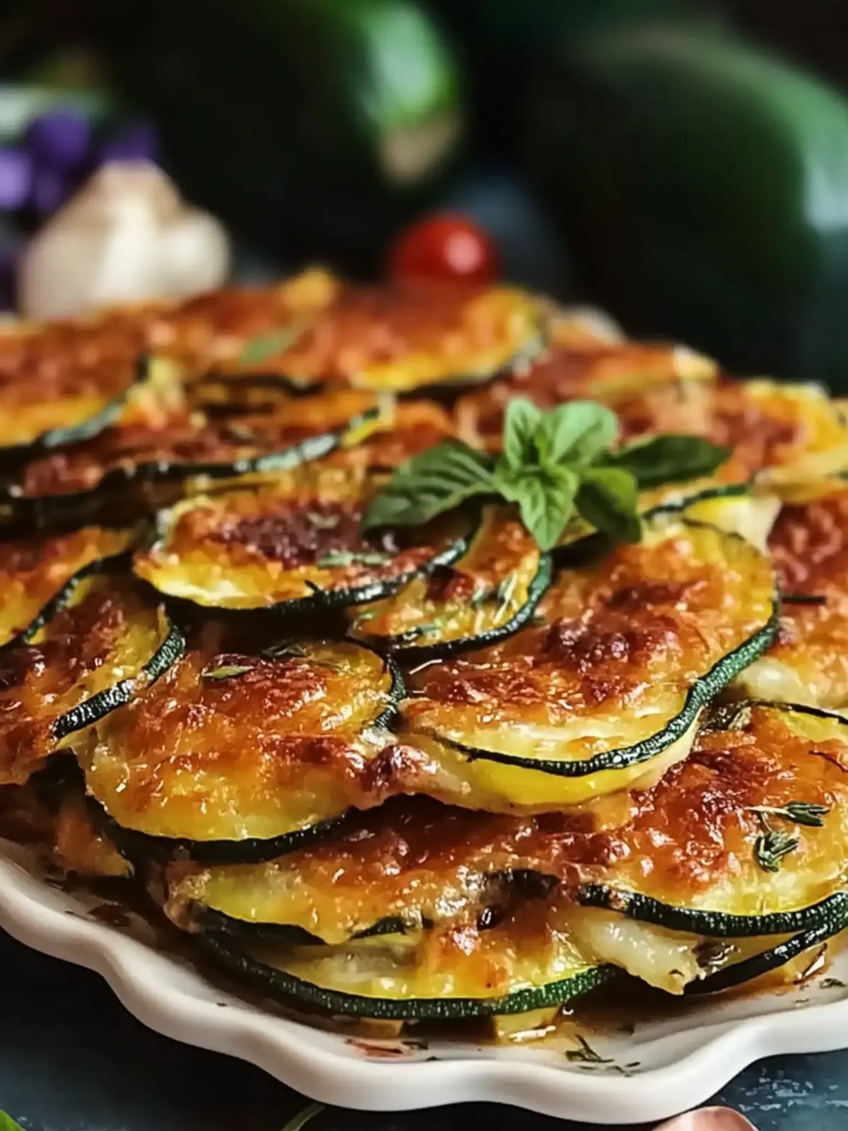 Savory Italian Zucchini Scarmpaccia: The Perfect Summer Treat 3 Italian Zucchini Scarmpaccia