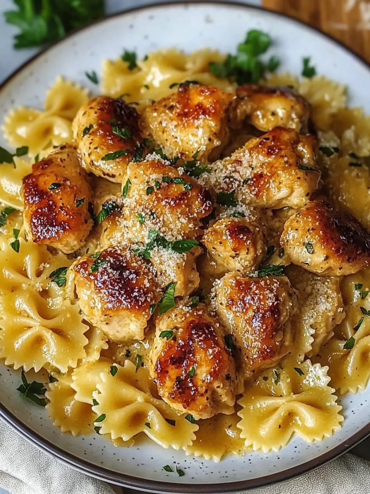 Dreamy Garlic Butter Chicken and Bowtie Pasta for Cozy Nights 2 Dreamy Garlic Butter Chicken and Bowtie Pasta