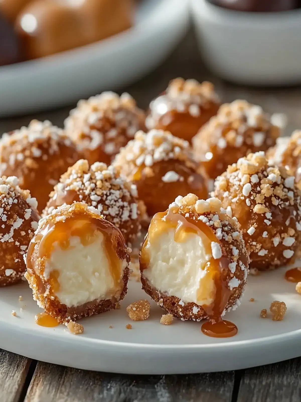 Salted Caramel Pretzel Cheesecake Balls You’ll Love to Indulge 2 Salted Caramel Pretzel Cheesecake Balls