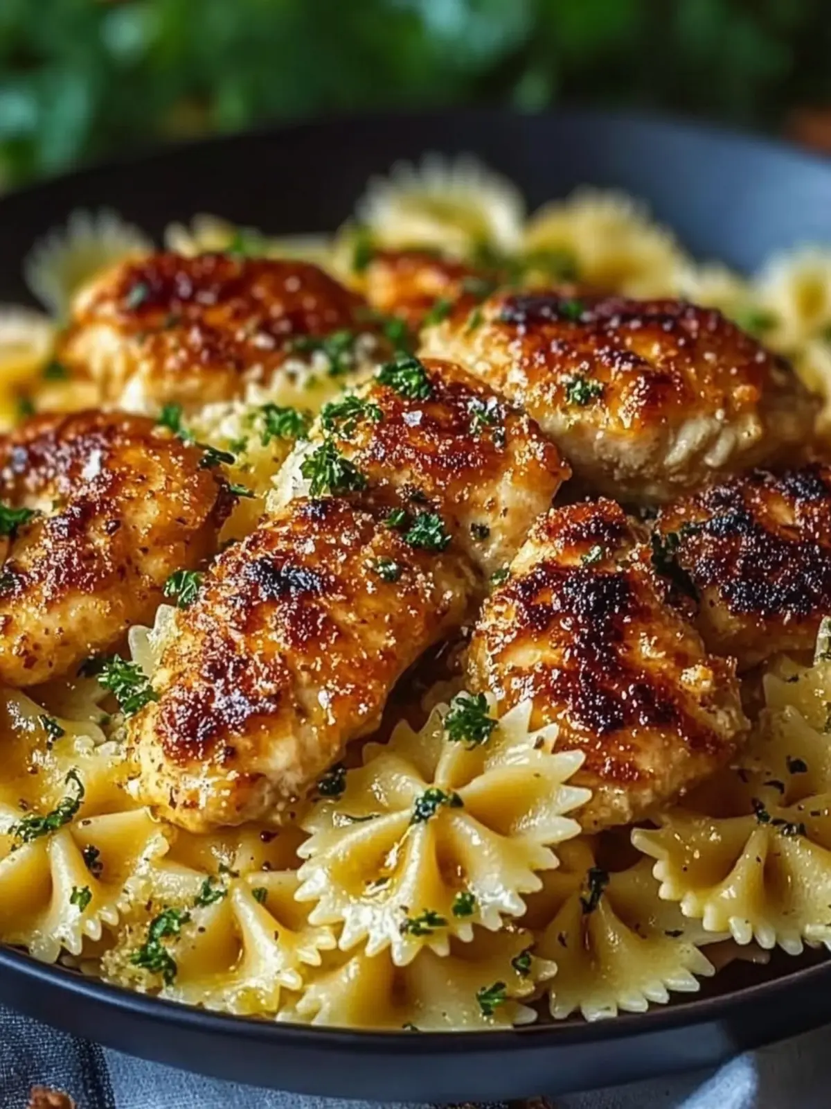 Dreamy Garlic Butter Chicken and Bowtie Pasta for Cozy Nights 4 Dreamy Garlic Butter Chicken and Bowtie Pasta