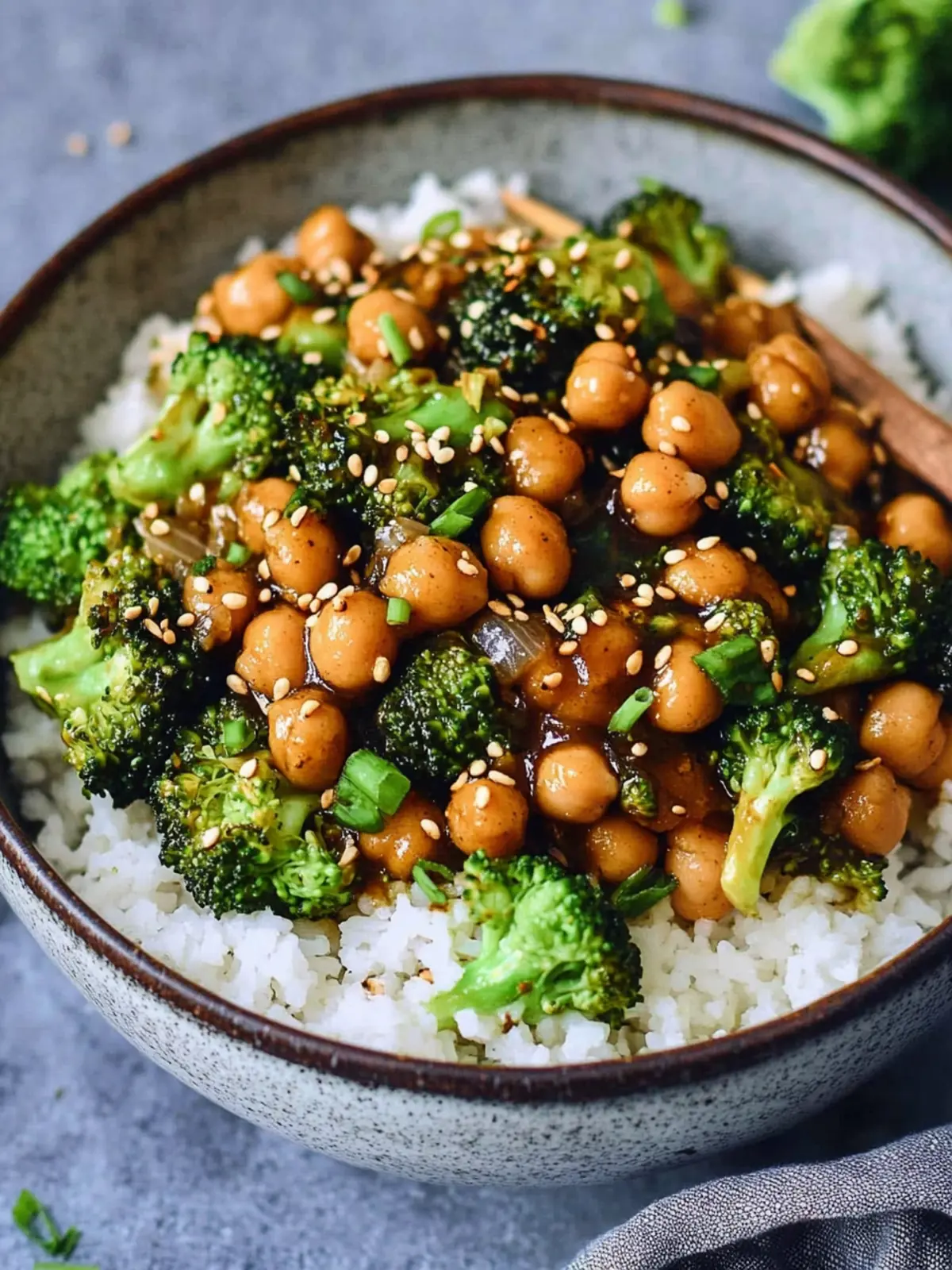 Garlic Broccoli Stir Fry with Chickpeas | A Flavorful Delight 3 Garlic Broccoli Stir Fry With Chickpeas | Flavorful Recipe
