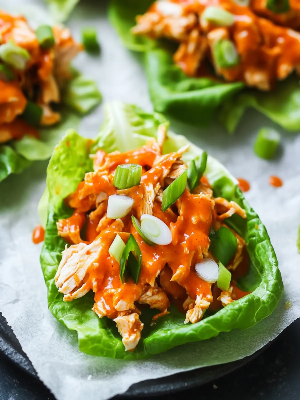 Buffalo Chicken Lettuce Wraps for a Guilt-Free Feast 5 Buffalo Chicken Lettuce Wraps