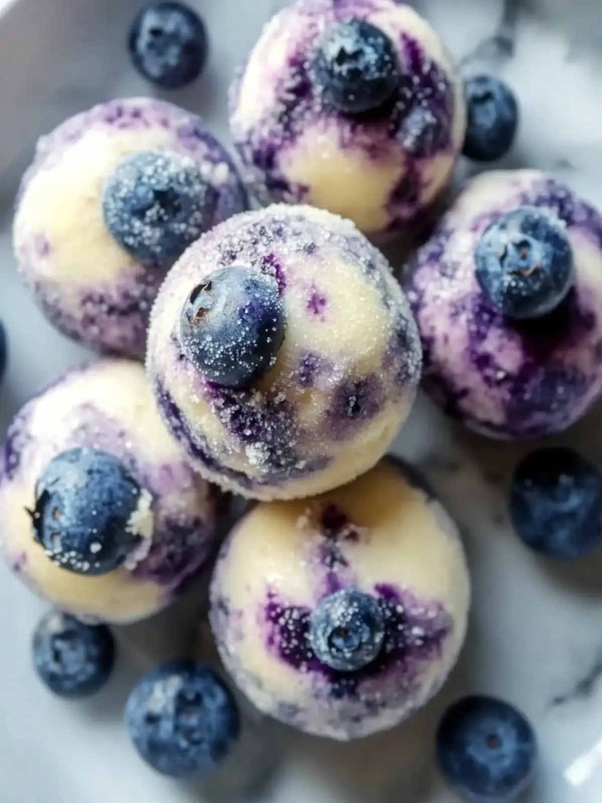 Blueberry Cheesecake Protein Bites for Guilt-Free Indulgence 3 Blueberry Cheesecake Protein Bites