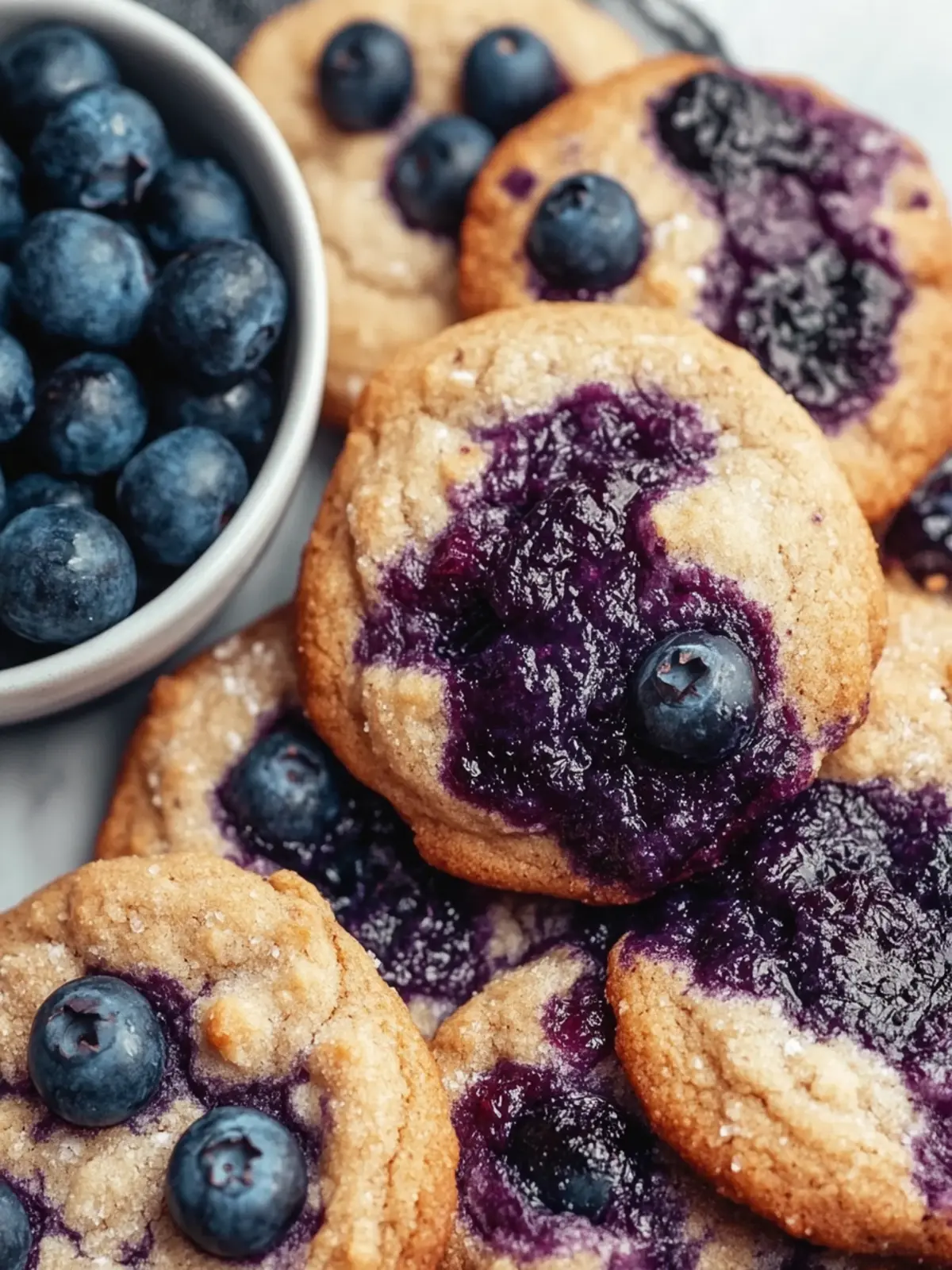 Blueberry Cookies with Homemade Jam for a Sweet Twist 5 Blueberry Cookies with Homemade Jam
