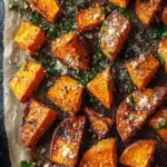 Garlic Parmesan Roasted Sweet Potatoes for Irresistible Crispiness 14 Garlic Parmesan Roasted Sweet Potatoes