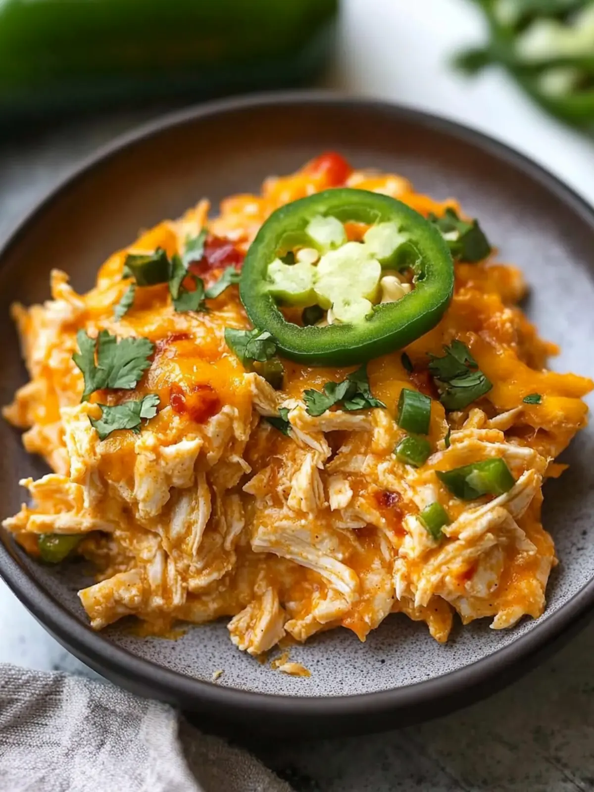 Spicy Jalapeño Buffalo Chicken Casserole for Cozy Nights 4 Jalapeño Buffalo Chicken Casserole