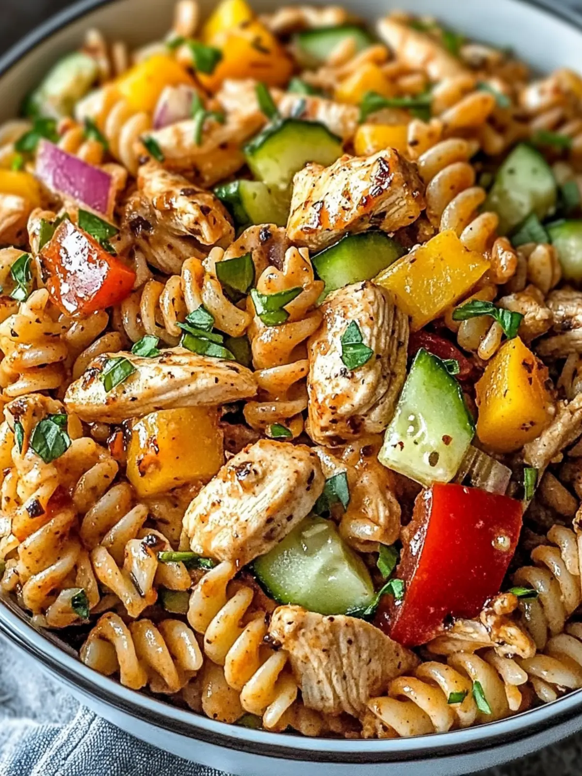 Barbecue Chicken Pasta Salad: Your Ultimate Summer Refreshment 5 Barbecue Chicken Pasta Salad