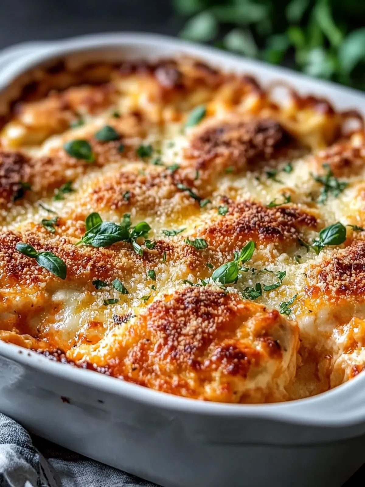 High Protein Chicken Parmesan Casserole for Easy Comfort Food 3 High Protein Chicken Parmesan Casserole