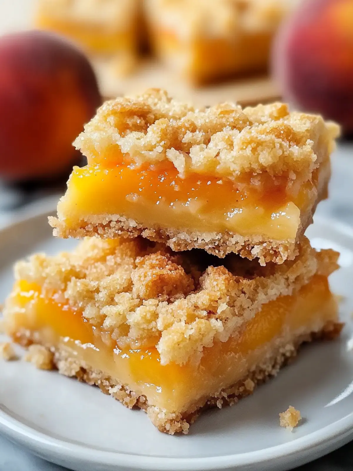 Delicious Peach Crumb Bars for Your Summer Baking Bliss 4 Peach Crumb Bars