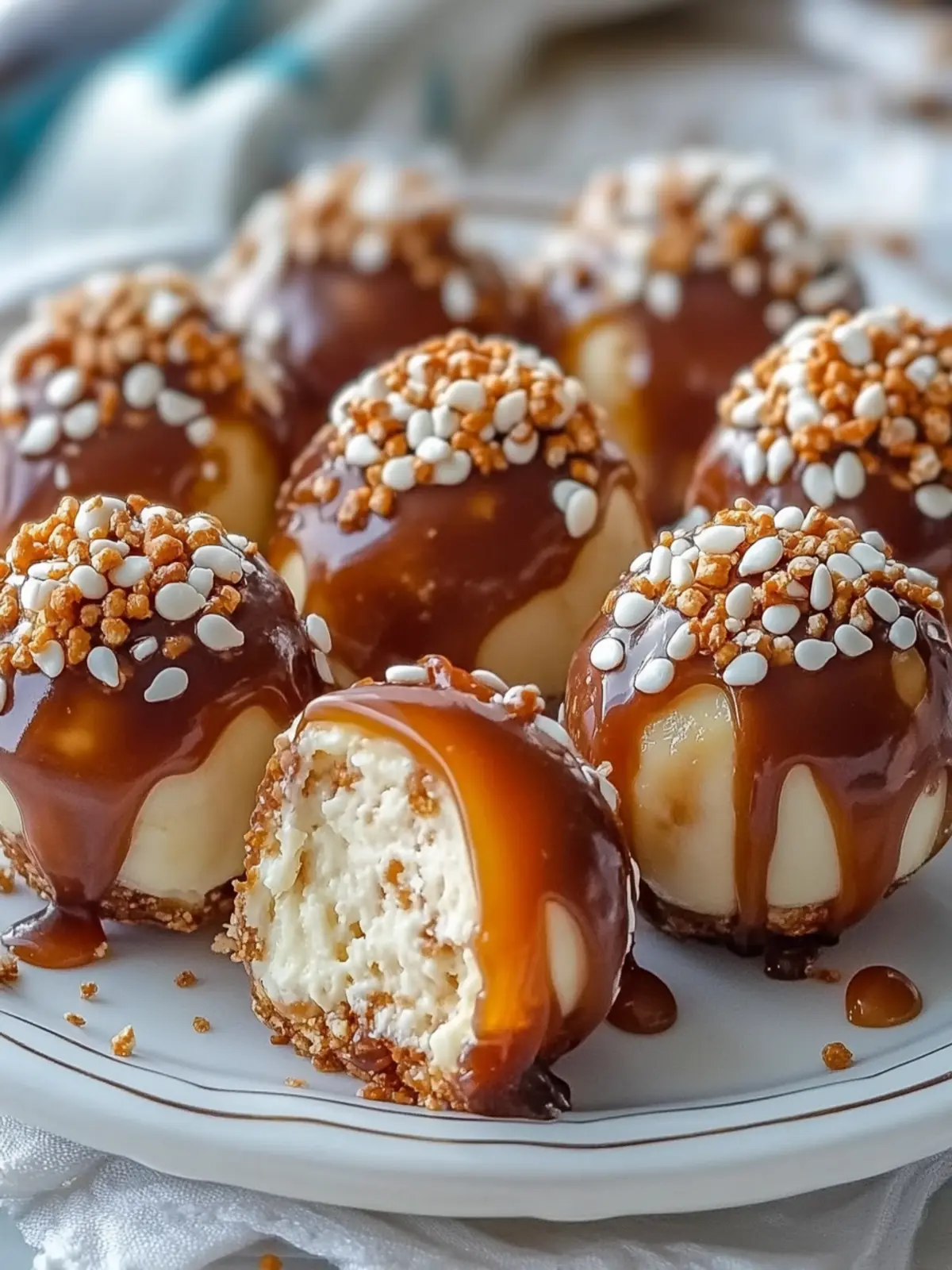 Salted Caramel Pretzel Cheesecake Balls You’ll Love to Indulge 4 Salted Caramel Pretzel Cheesecake Balls