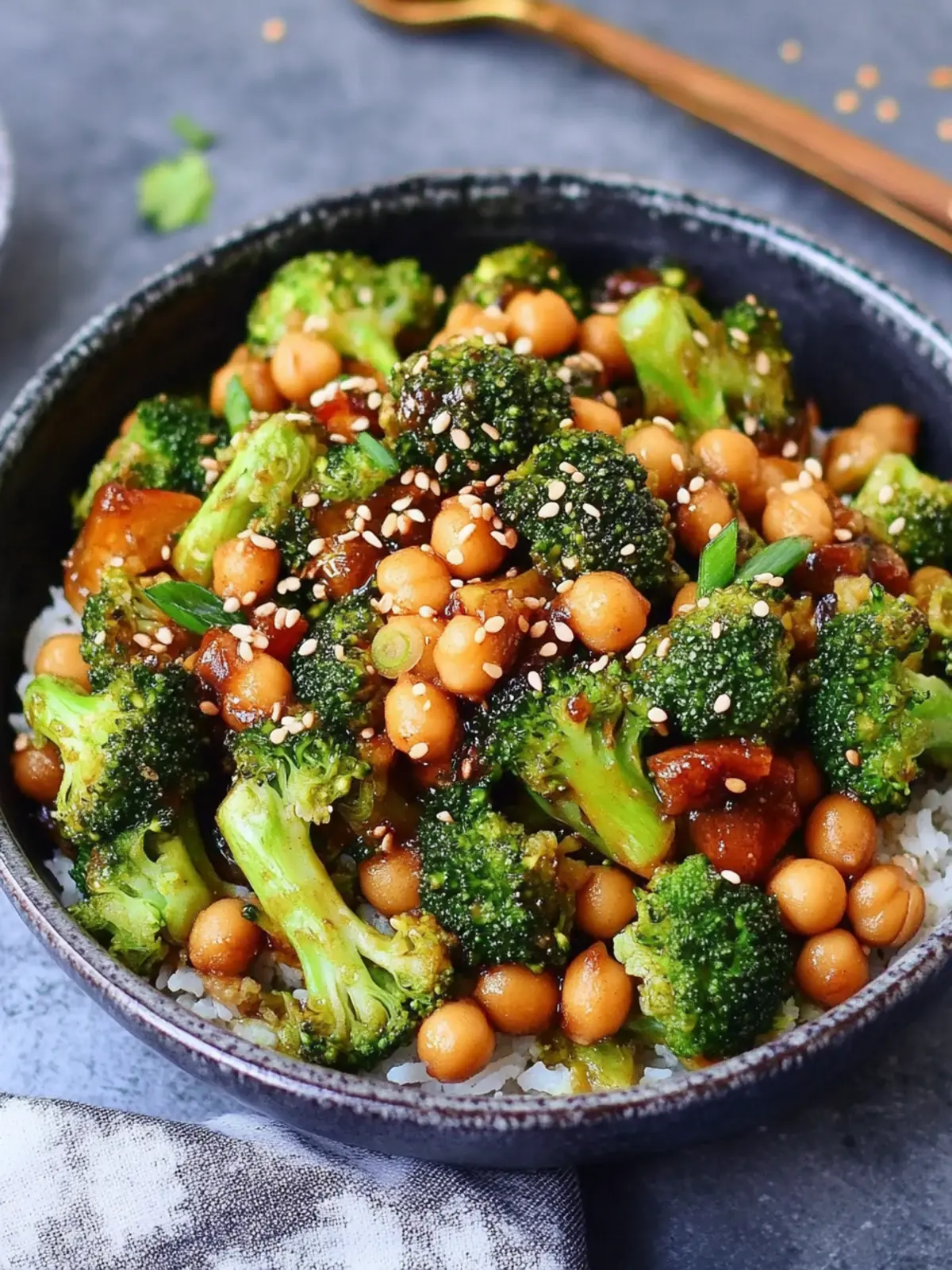Garlic Broccoli Stir Fry with Chickpeas | A Flavorful Delight 4 Garlic Broccoli Stir Fry With Chickpeas | Flavorful Recipe