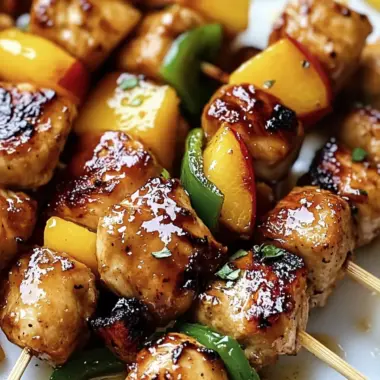 Juicy Jalapeno Peach Chicken Skewers for Summer Bliss 9 Jalapeno Peach Chicken Skewers