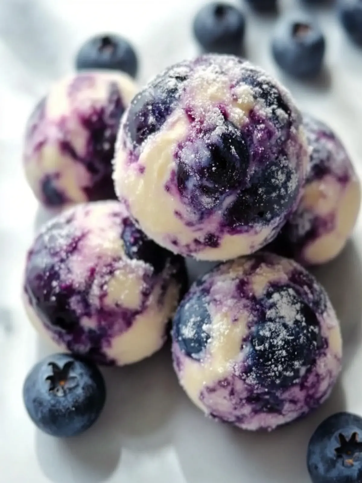 Blueberry Cheesecake Protein Bites for Guilt-Free Indulgence 2 Blueberry Cheesecake Protein Bites