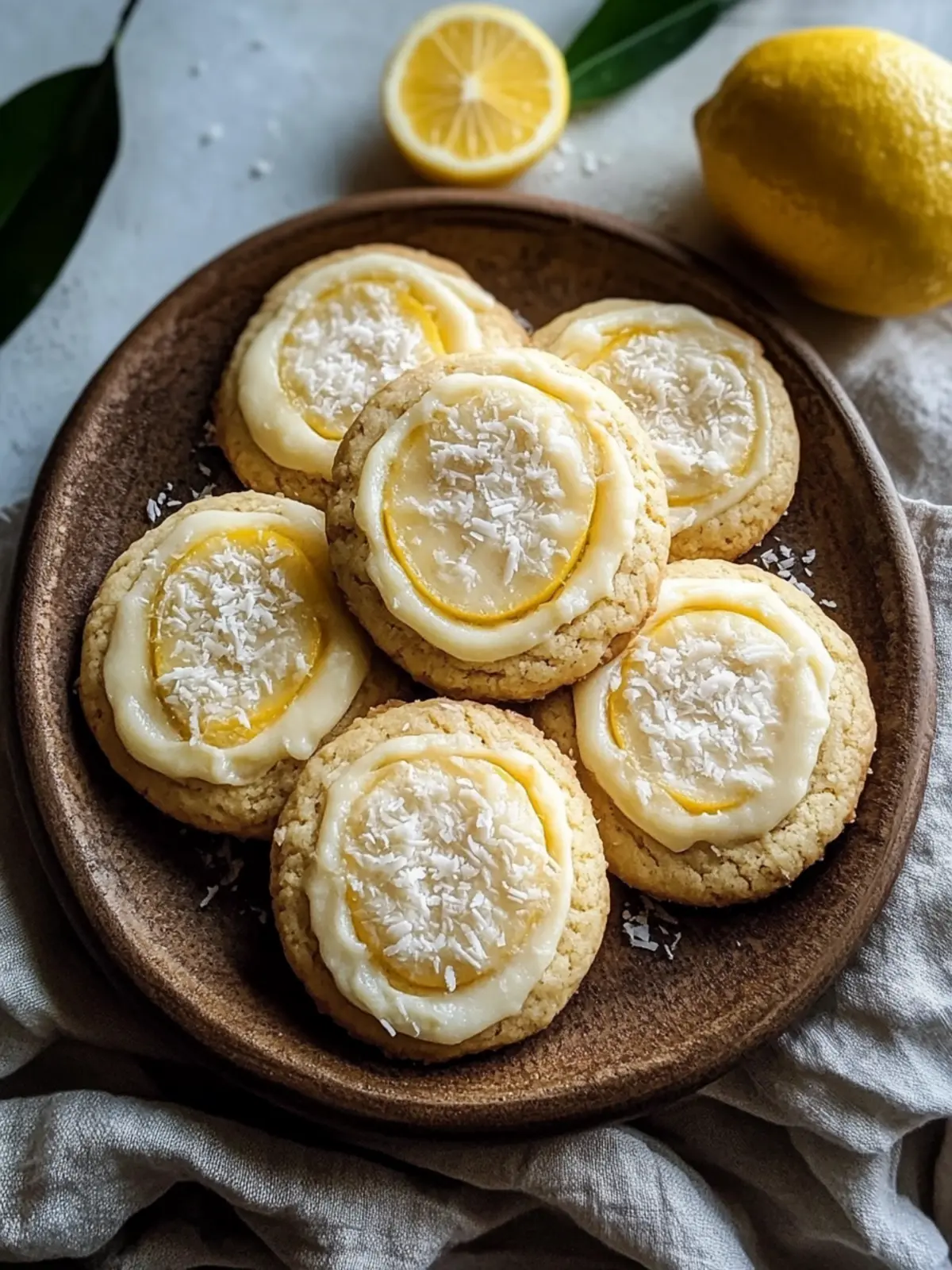 Lemon Coconut Cheesecake Cookies: A Tangy Tropical Delight 3 Lemon Coconut Cheesecake Cookies
