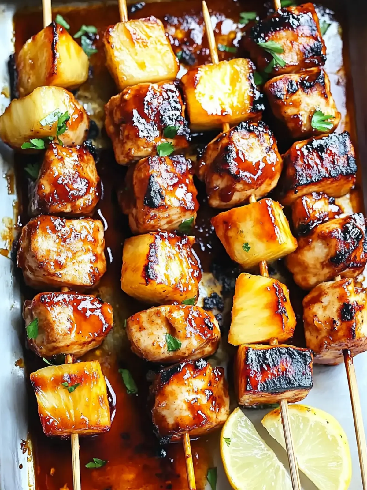 Juicy BBQ Pineapple Chicken Kabobs for Your Summer Grill Party 4 Juicy BBQ Pineapple Chicken Kabobs