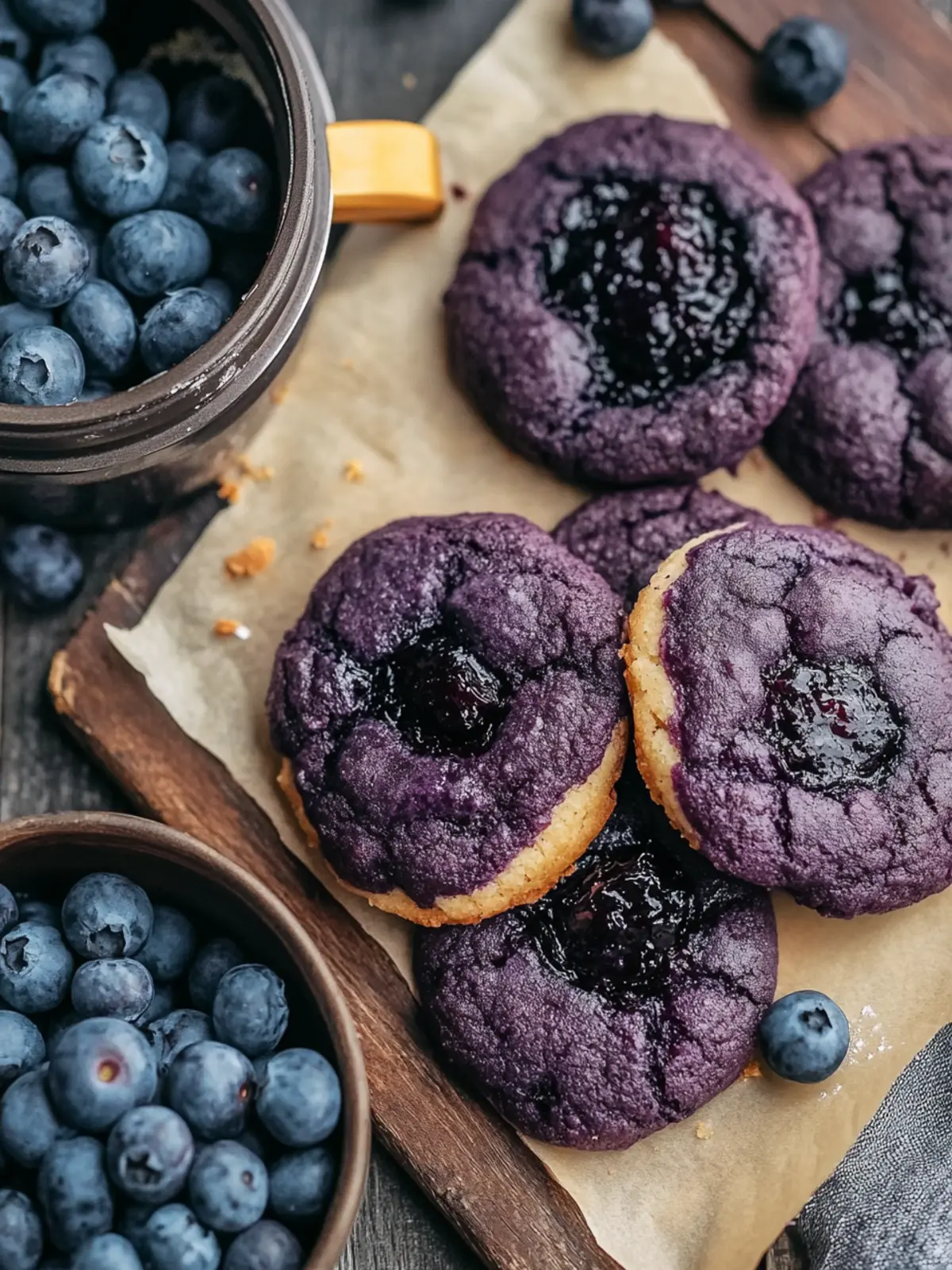 Blueberry Cookies with Homemade Jam for a Sweet Twist 4 Blueberry Cookies with Homemade Jam