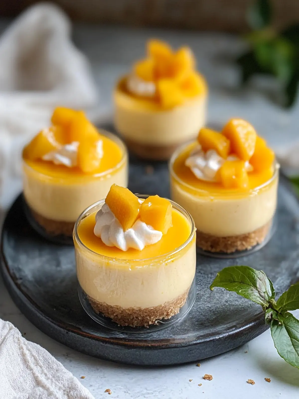 No Bake Mango Cheesecake Cups: Your New Favorite Summer Treat 3 No Bake Mango Cheesecake Cups