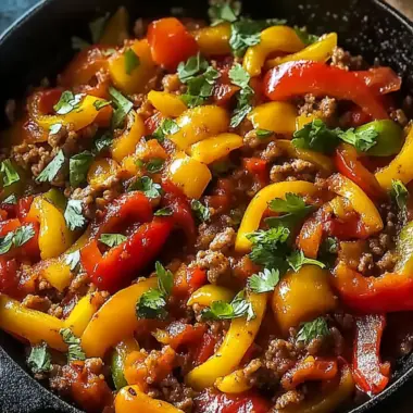 Unstuffed Pepper Skillet: Quick Comfort for Busy Nights 9 Unstuffed Pepper Skillet