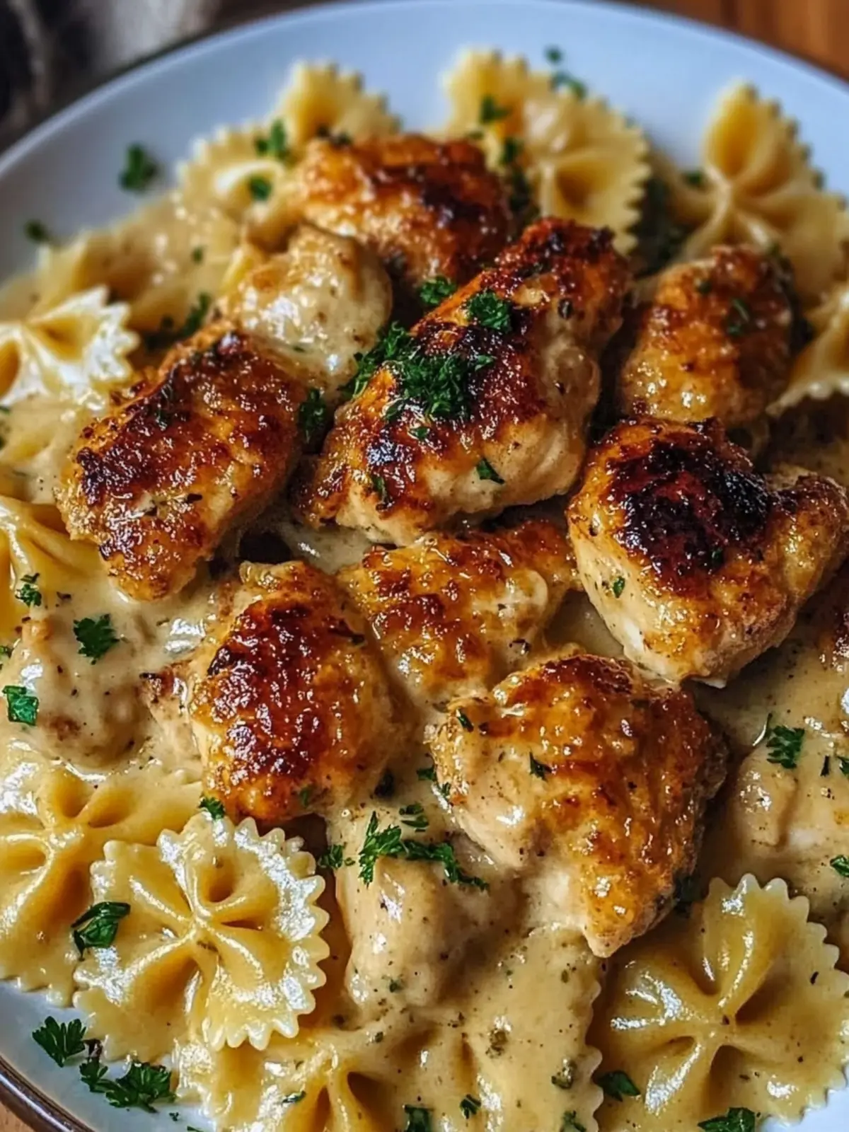 Dreamy Garlic Butter Chicken and Bowtie Pasta for Cozy Nights 5 Dreamy Garlic Butter Chicken and Bowtie Pasta