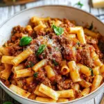 Savory Beef Pasta in Tomato Sauce Ready in 30 Minutes 7 Beef Pasta in Tomato Sauce