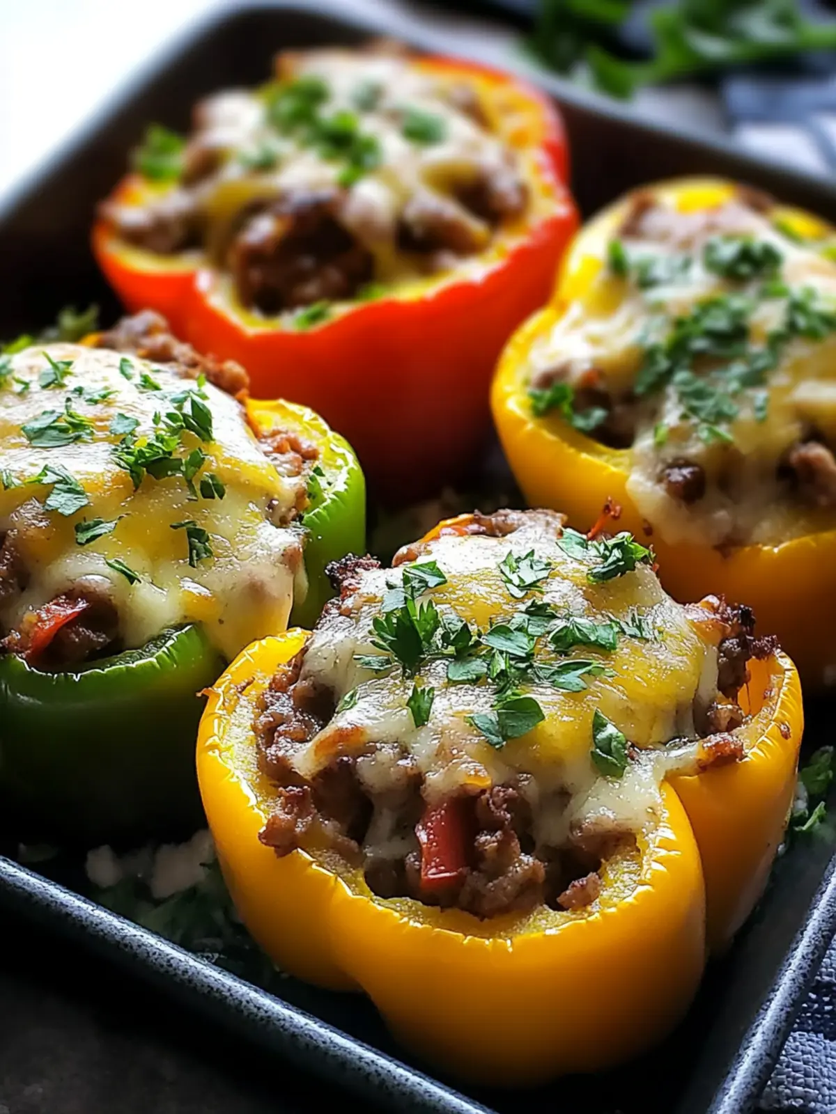 Delicious Philly Cheesesteak Stuffed Peppers Your Family Will Love 5 Philly Cheesesteak Stuffed Peppers