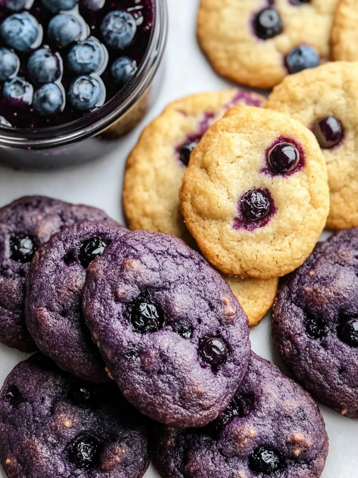 Blueberry Cookies with Homemade Jam for a Sweet Twist 3 Blueberry Cookies with Homemade Jam